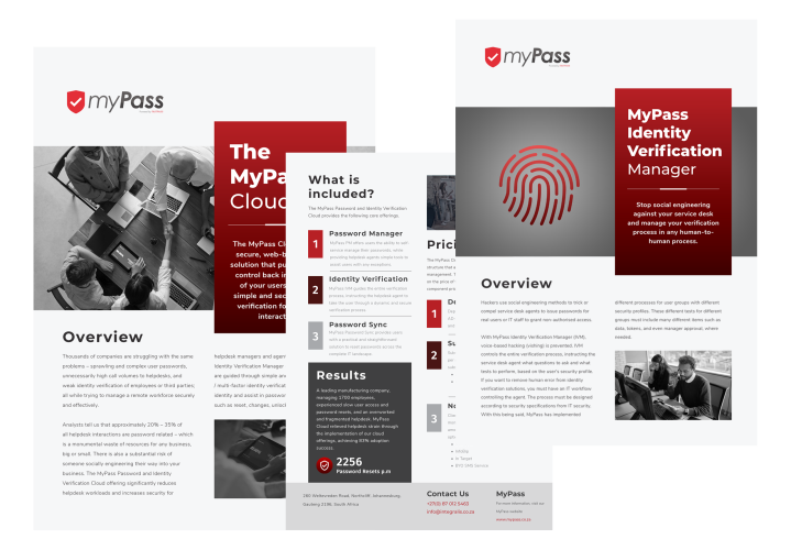 MyPass Marketing Package Page Header